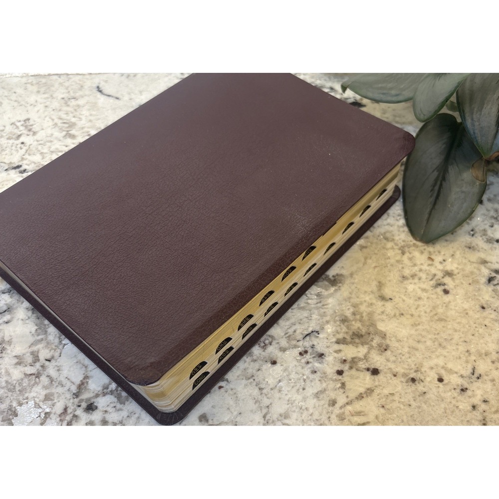 Holy Bible /Red letter/Tyndale House Publishers /1997/THUMB INDEXED/large Print
